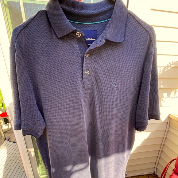 Tommy Bahama Men’s Blue Collared Short Sleeve Button Polo Size Medium. - Picture 2 of 8